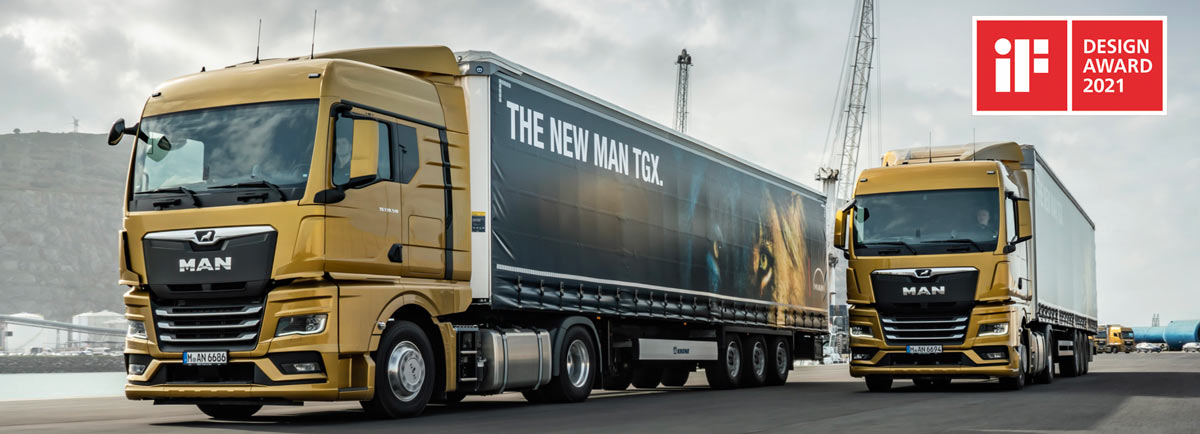 Двойной триумф: новое поколение грузовиков MAN удостоено двух наград iF DESIGN