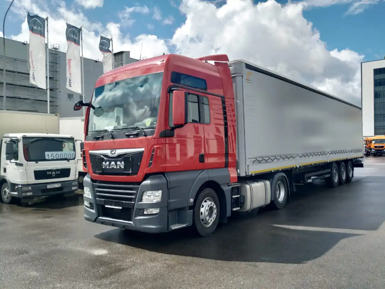 Отгрузка сцепки на базе MAN TGX 18.460 Отгрузка сцепки на базе MAN TGX 18.460