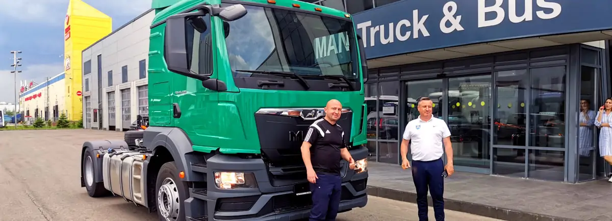 Отгрузка тягача MAN TGS 18.400 4x2 BL SA Отгрузка тягача MAN TGS 18.400 4x2 BL SA